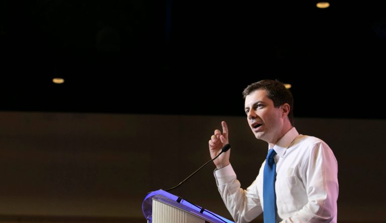 Democratic presidential candidate Pete Buttigieg speaks during the South Carolina Democratic Convention, Saturday, June 22, 2019 in Columbia, S.C.. 