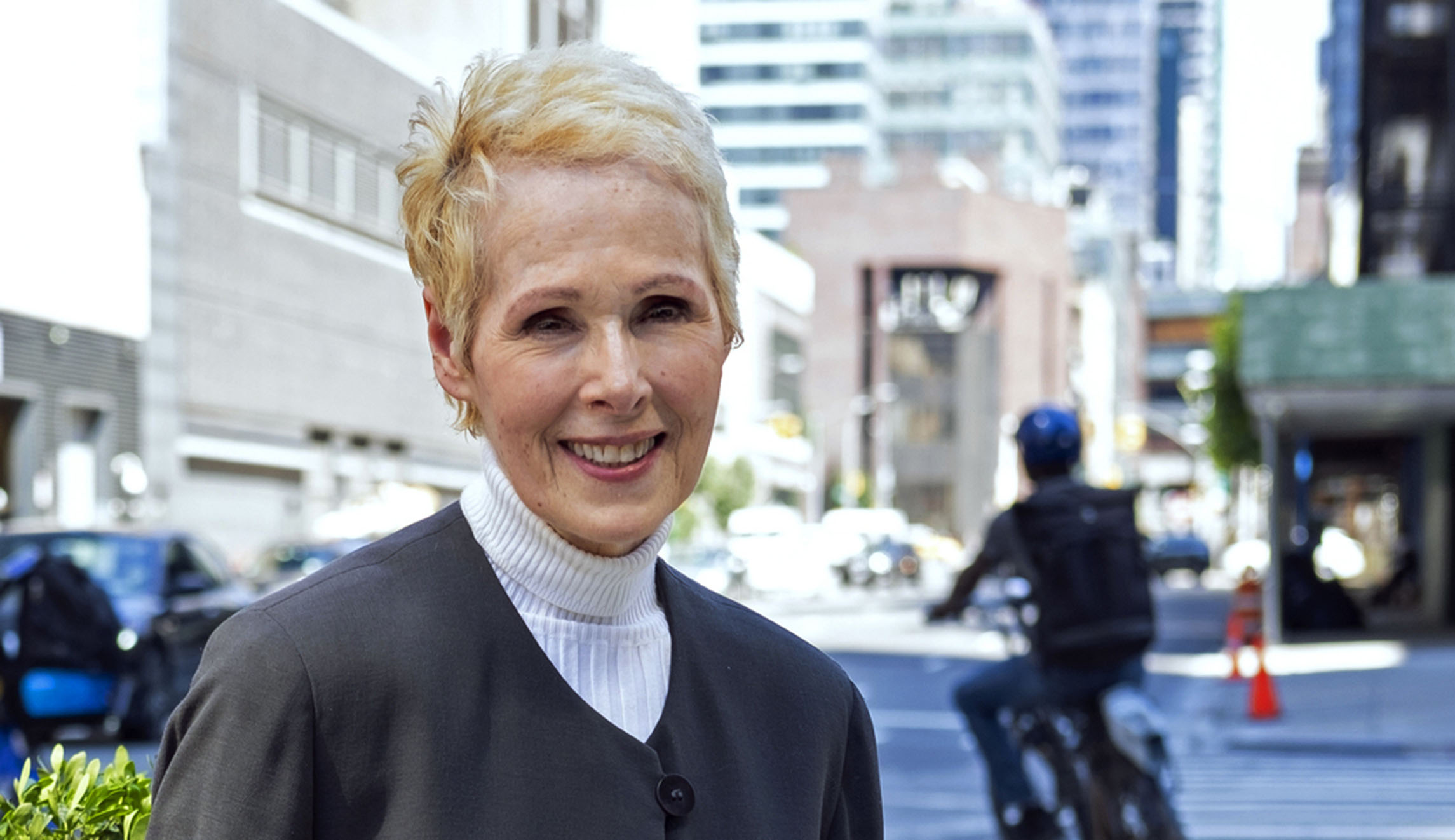 E. Jean Carroll is seen.