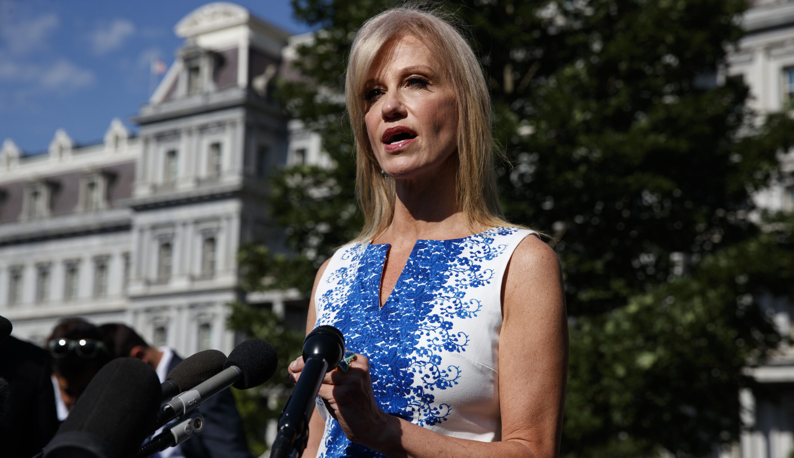 House panel votes to subpoena Kellyanne Conway