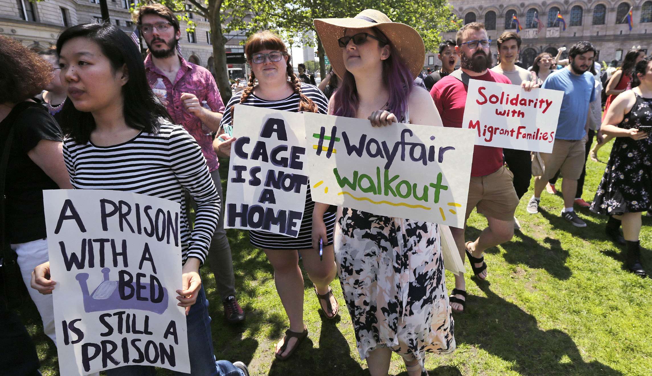 Wayfair donates $100,000 to Red Cross in effort to appease employees threatening walkout