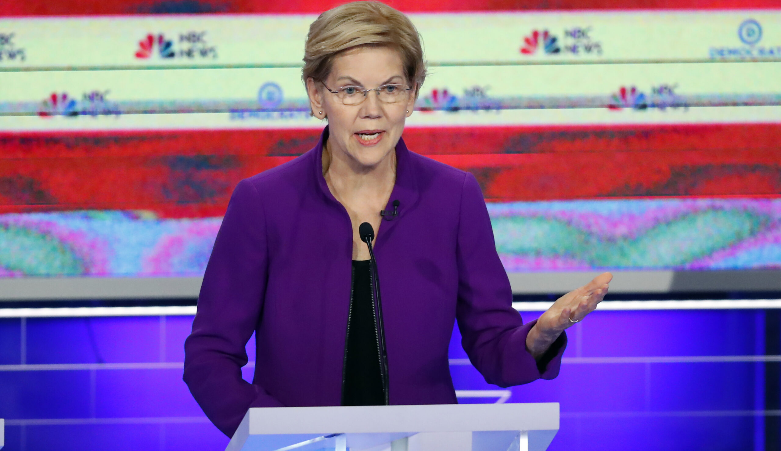 Elizabeth Warren won the debate. Trump should be happy