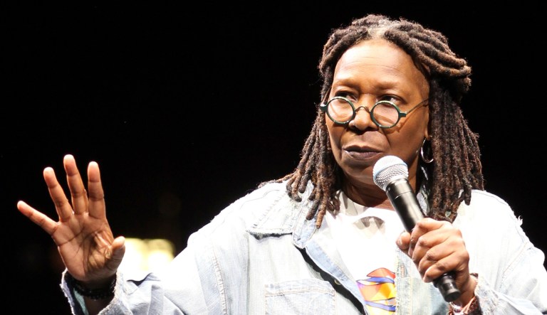 Whoopi Goldberg participates at an event.