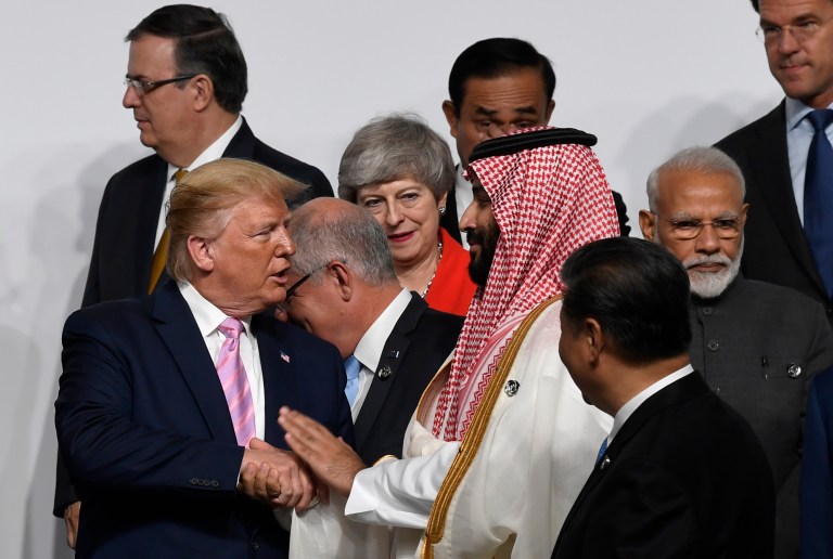 ‘A friend of mine’: Trump praises Saudi crown prince at G-20 in Japan