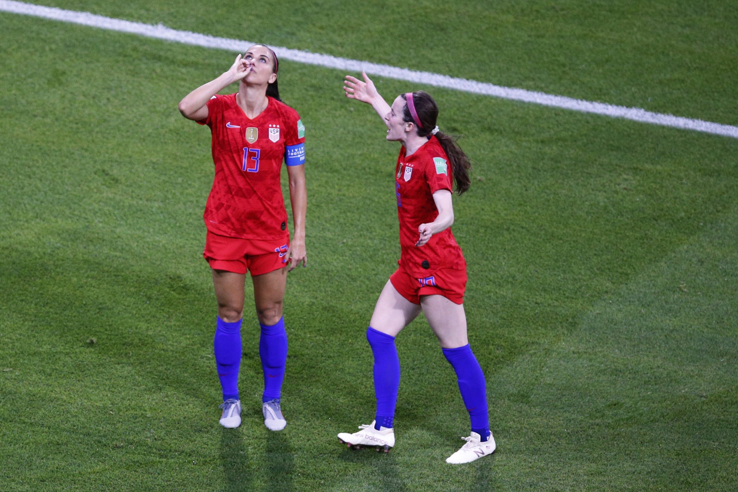 Alex Morgan and USWNT spoil tea time for England and Piers Morgan