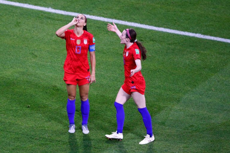 Alex Morgan and USWNT spoil tea time for England and Piers Morgan