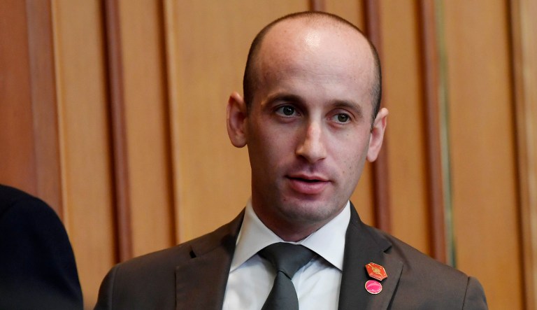 White House senior policy adviser Stephen Miller is seen.