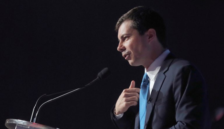 Democratic presidential candidate, South Bend, Ind. Mayor Pete Buttigieg, speaks at the 25th Essence Festival in New Orleans, Sunday, July 7, 2019. 