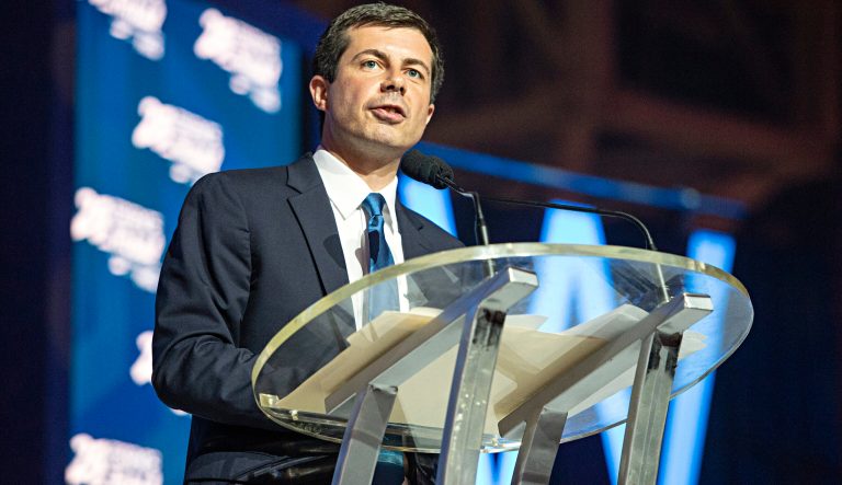 Democratic presidential candidate and South Bend, Ind. Mayor Pete Buttigieg speaks at the 2019 Essence Festival at the Ernest N. Morial Convention Center on Sunday, July 7, 2019, in New Orleans. 