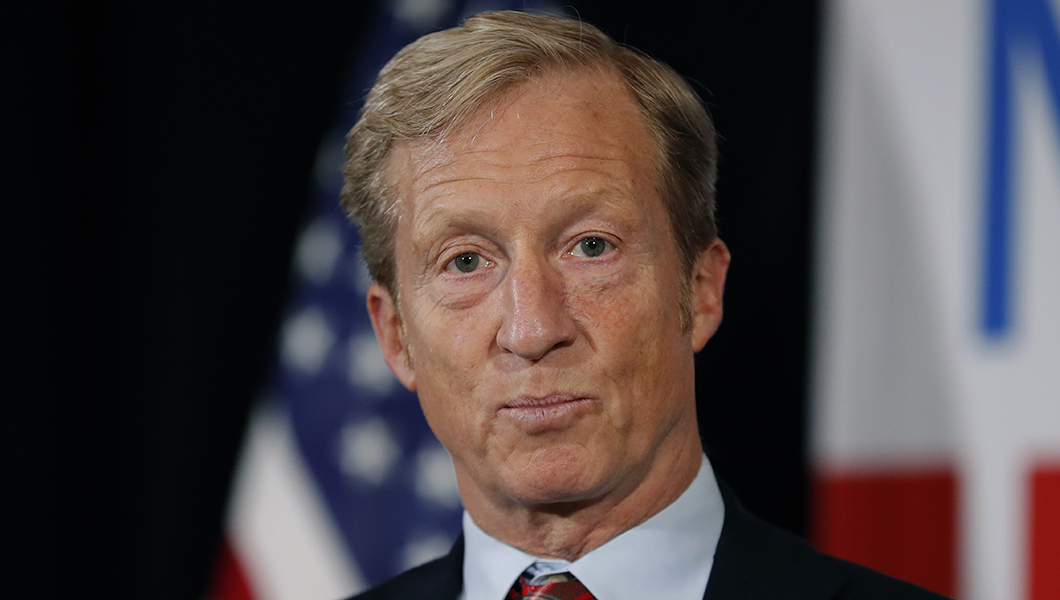 What can Tom Steyer accomplish as a losing presidential candidate that he can’t as a billionaire?