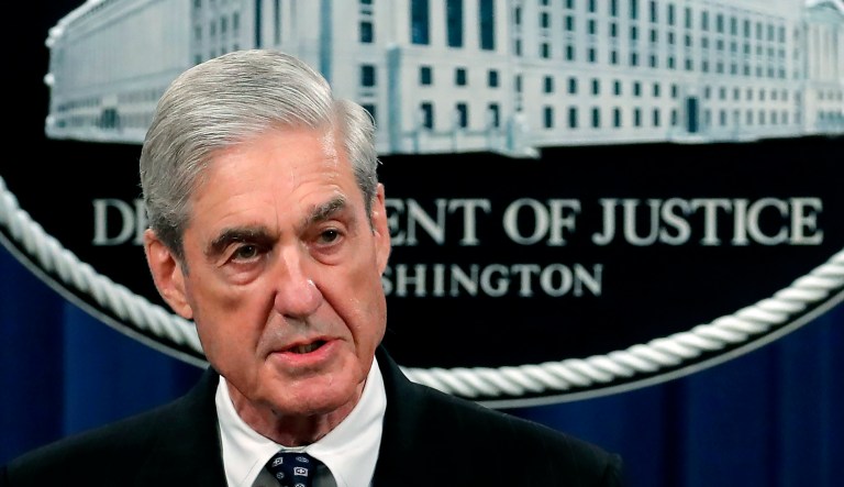 Former special counsel Robert Mueller is seen.