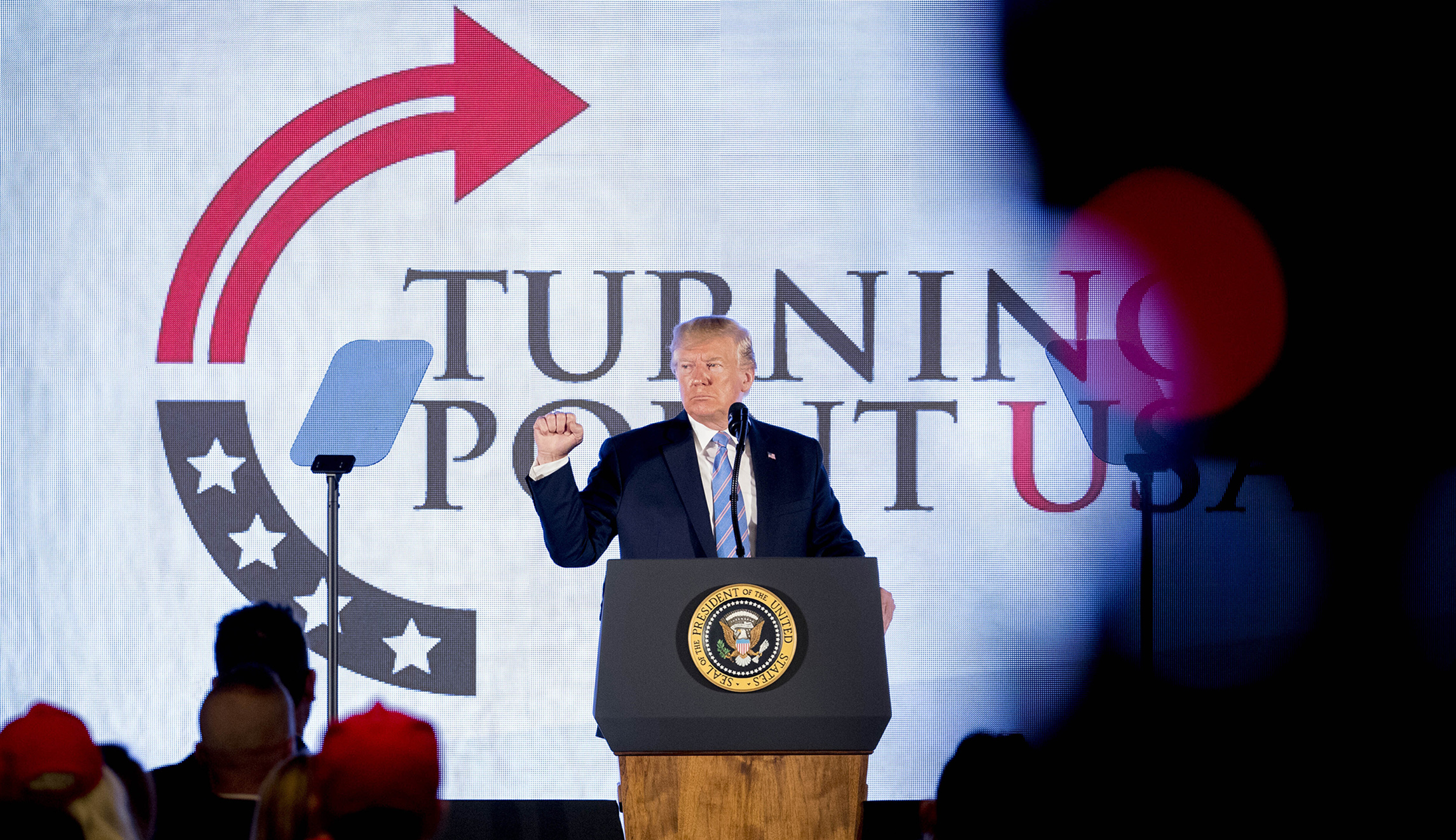 Trump builds youth reelection effort with Turning Point USA appearance