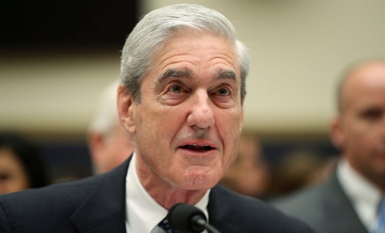 Former special counsel Robert Mueller, accompanied by his top aide in the investigation Aaron Zebley, testifies before the House Judiciary Committee hearing on his report on Russian election interference, on Capitol Hill, in Washington, Wednesday, July 24, 2019. 