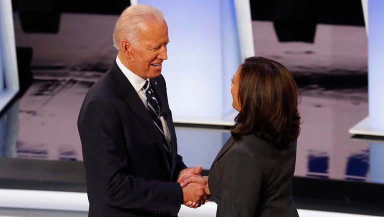 ‘Go easy on me, kid’: Biden tells Kamala Harris not to attack him in 2020 debate