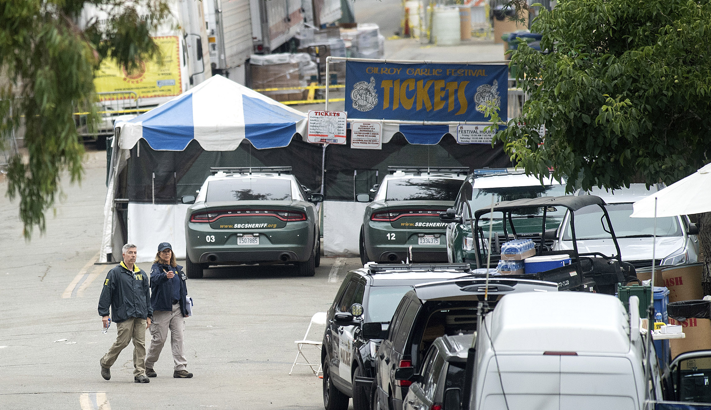 Garlic festival shooter killed himself as police closed in, coroner says