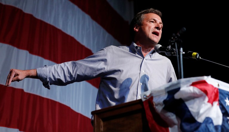 Steve Bullock is seen.