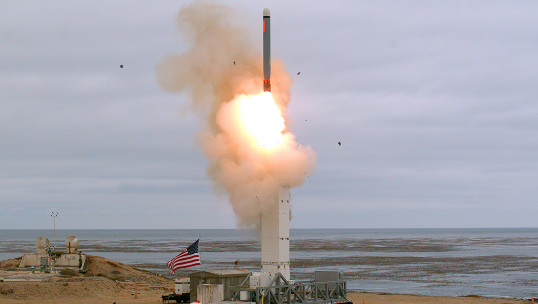 Pentagon sends message to Russia after conducting first missile test since Trump left Cold War-era arms treaty