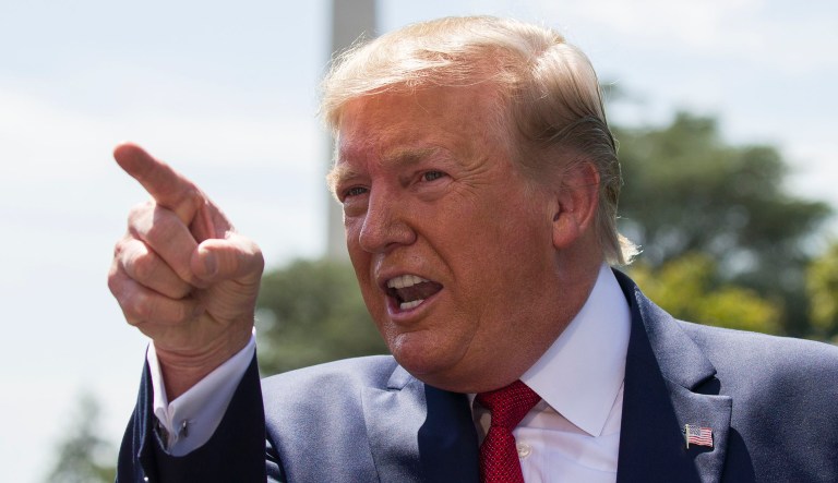 President Trump speaks.