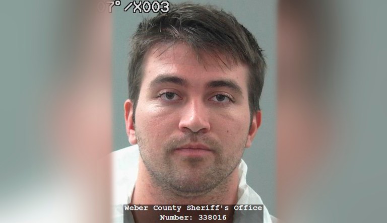This booking photo provided by the Weber County Sheriff's Office shows Aaron Michael Shamo. Shamo, a 29-year-old man at the center of a multimillion-dollar dark web opioid drug ring case.