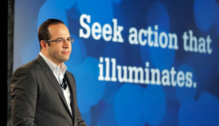 College Board President David Coleman attends a College Board event in Austin, Texas. 