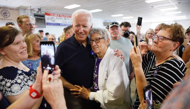 ‘They’re hugging me’: Biden embraces personal politics ahead of New Hampshire