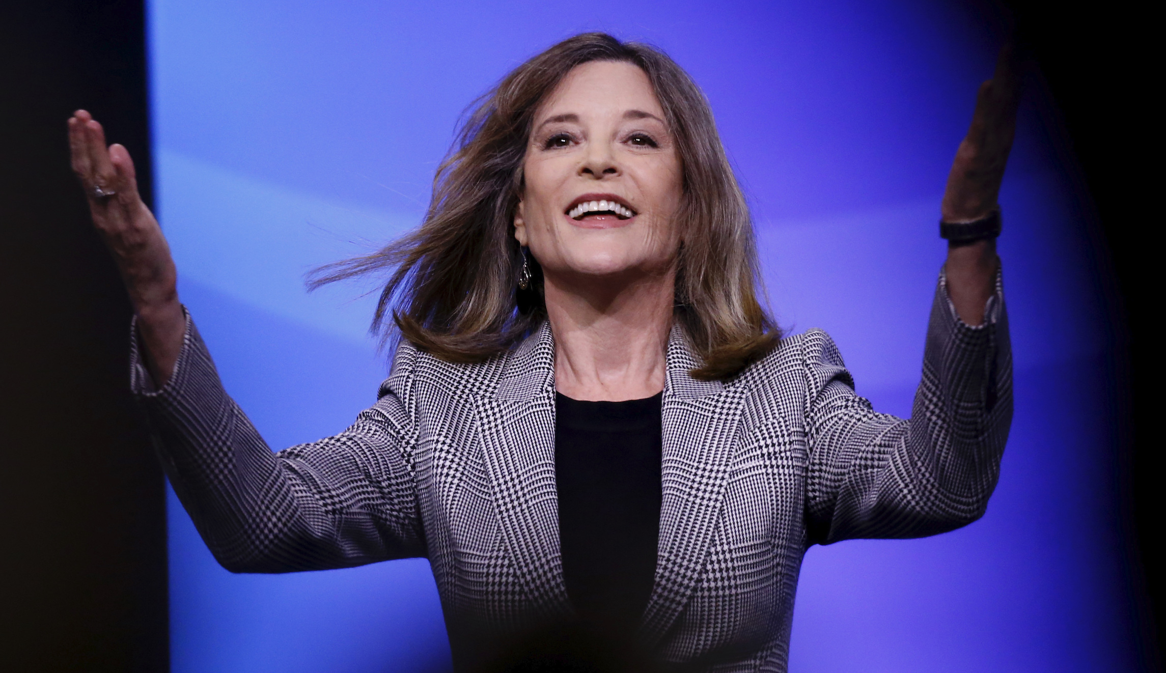 Will Marianne Williamson ever drop out?