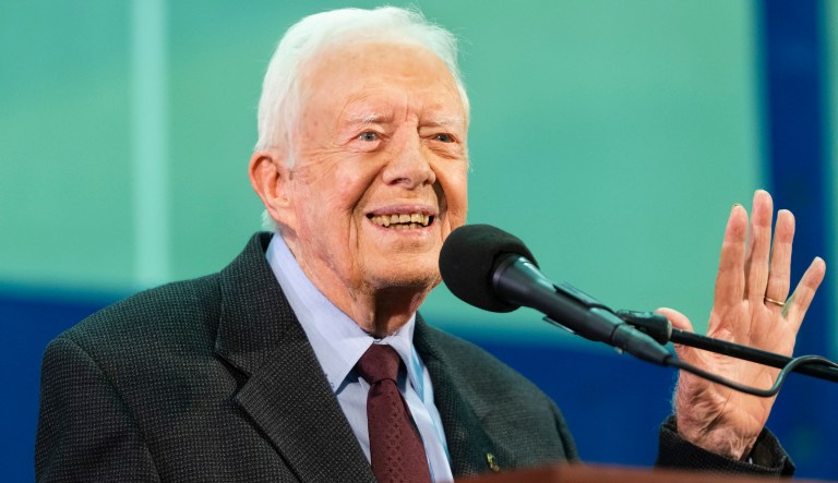 Jimmy Carter recovering after fall at home required stitches