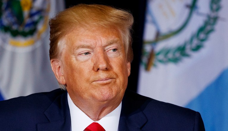 President Trump is seen.