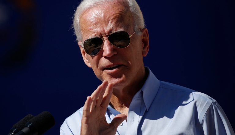 Democratic presidential candidate former Vice President Joe Biden speaks at a campaign event Friday, Sept. 27, 2019, in Las Vegas. 