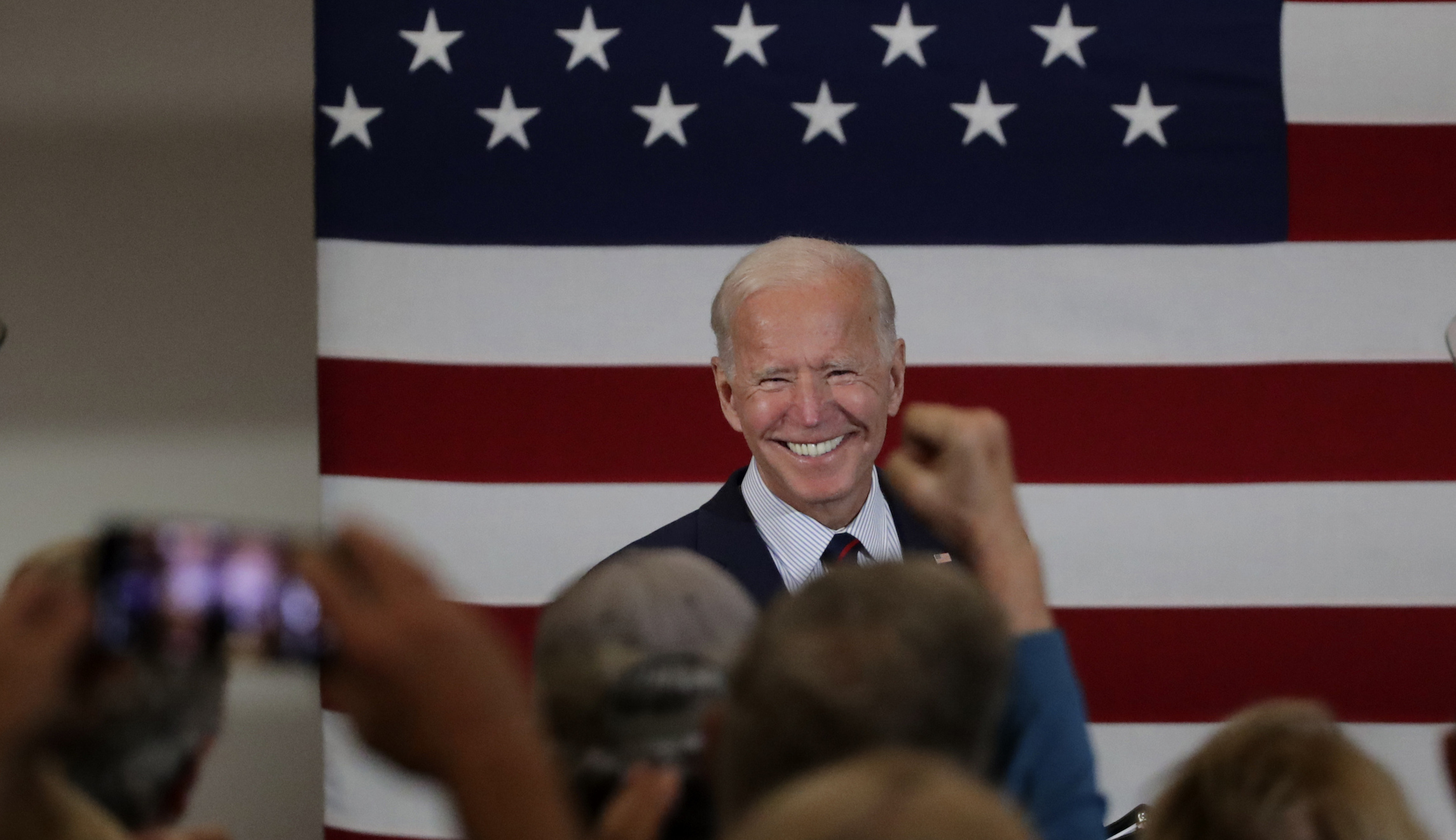 Warren may be surging, but Biden hasn’t collapsed just yet