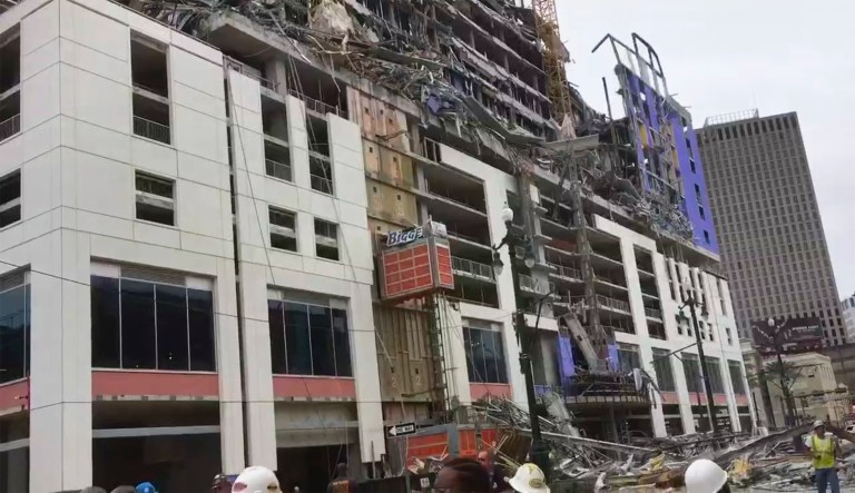 At least 1 dead after New Orleans Hard Rock hotel construction site collapses