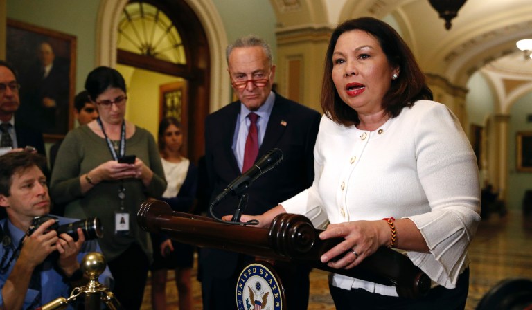 Tammy Duckworth: Trump ‘spent more time worrying about honoring dead Confederates’ than on coronavirus