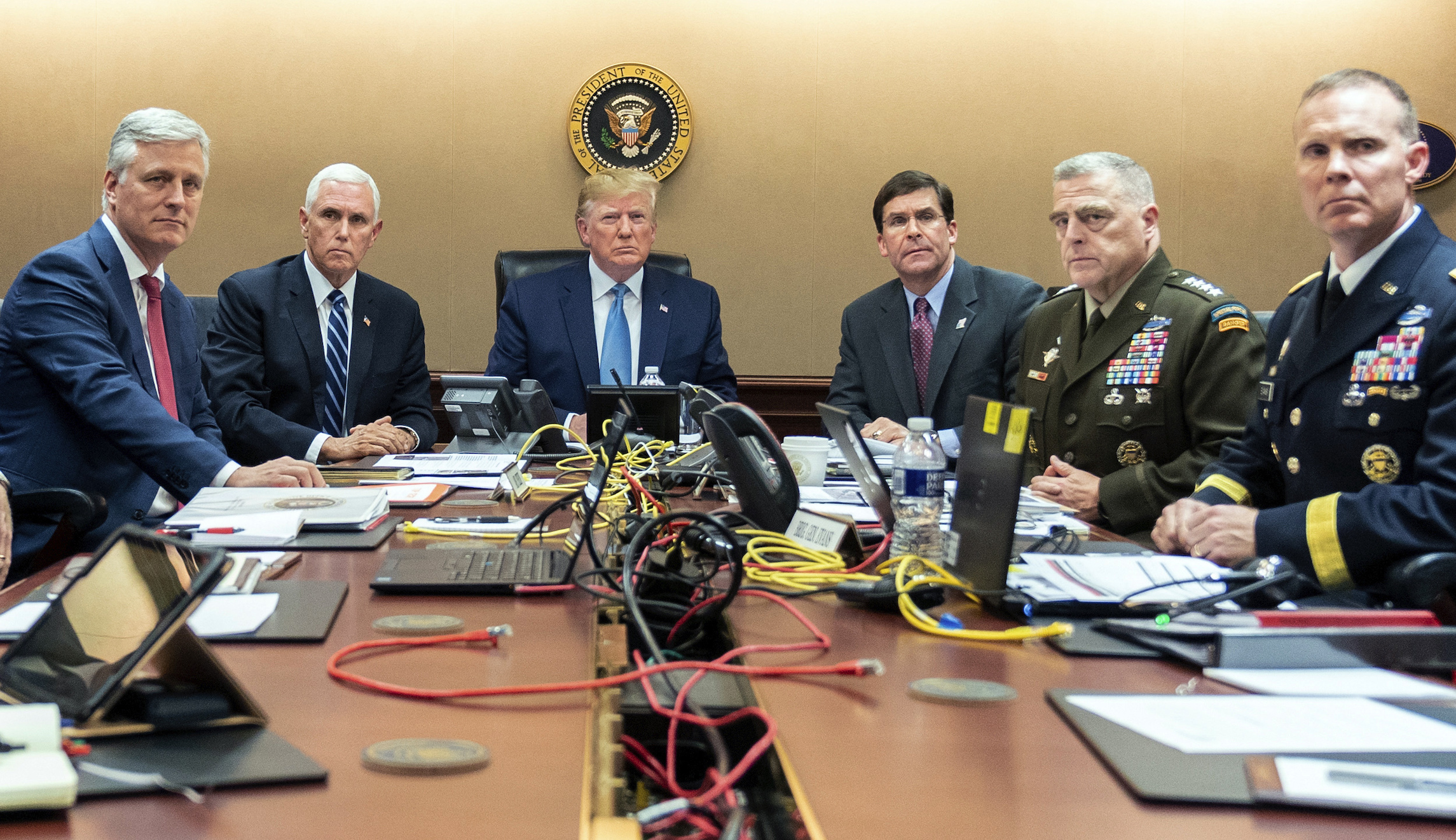 Obama White House photographer sparks accusations that Trump Situation Room photo was staged