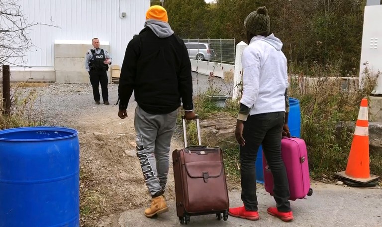 Tough Trump asylum policy prompts migrants to enter US and then flee to Canada