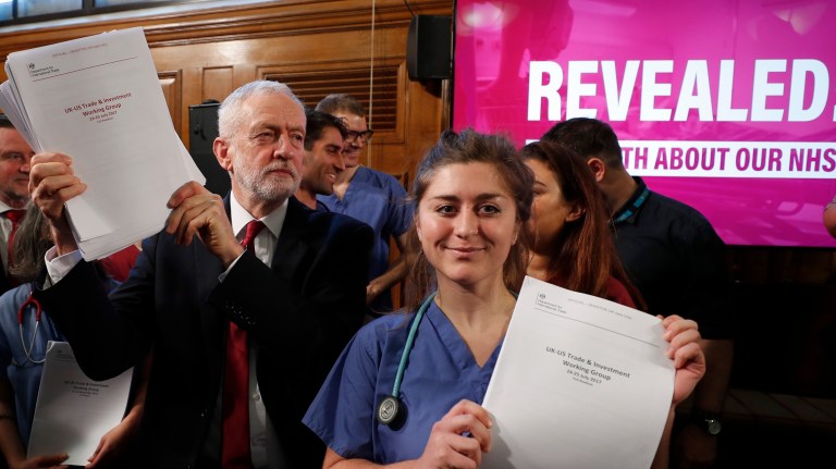 Jeremy Corbyn is campaigning like Trump did, and he’s hoping for a similar surprise win