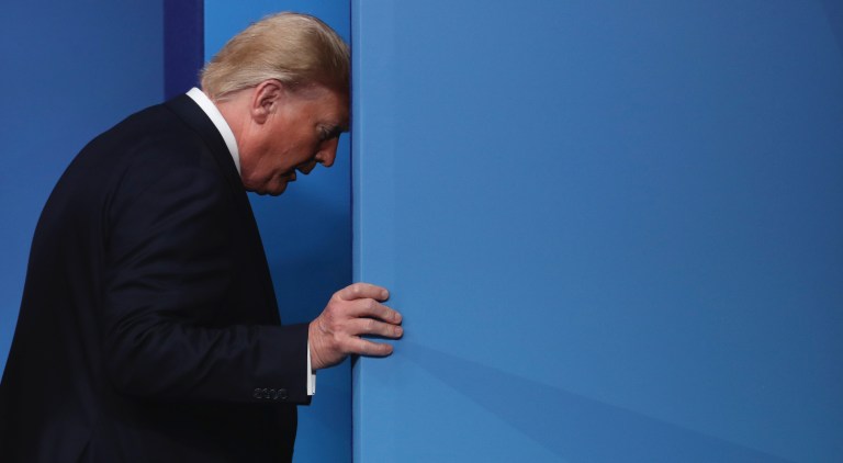 Elaborate NATO plan to placate Trump undone in a moment by video mockery