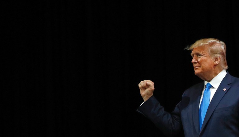 Two soldiers pardoned over war crimes are Trump guests at private fundraising event