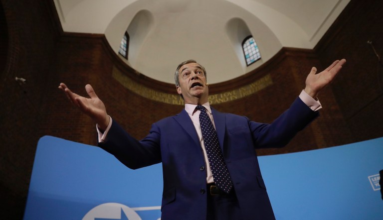 Farage praises Trump for keeping out of British politics during visit