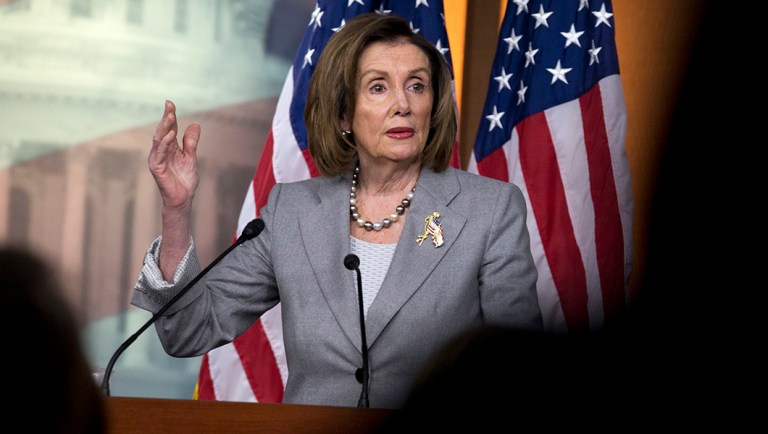 Speaker of the House Nancy Pelosi.