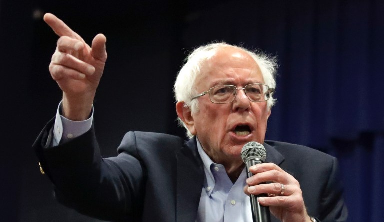 Democratic presidential candidate Sen. Bernie Sanders, D-Vt., speaks at a campaign event, Friday, Dec. 13, 2019, in Manchester, N.H.       