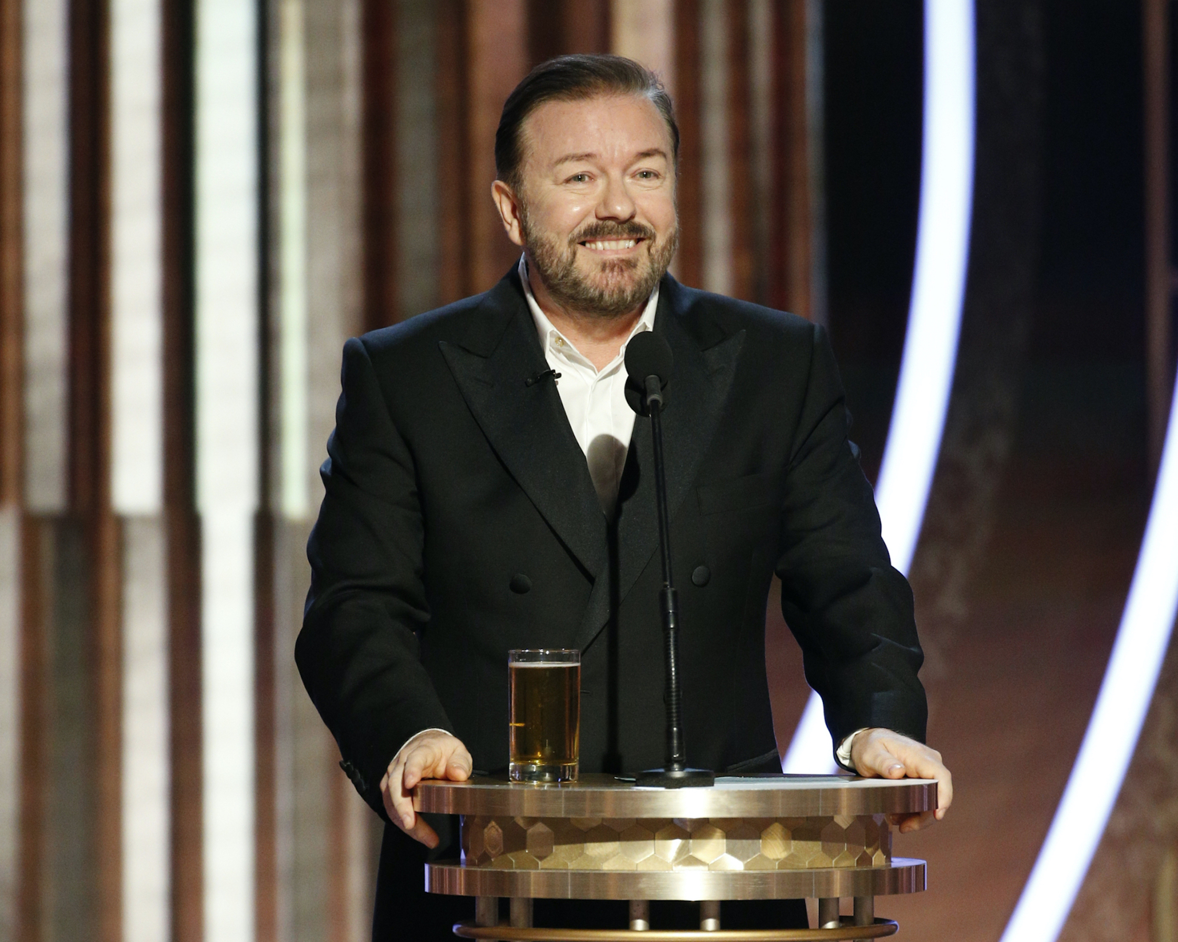 ‘You know nothing about the real world’: Ricky Gervais blasts Hollywood elite in scathing Golden Globes monologue