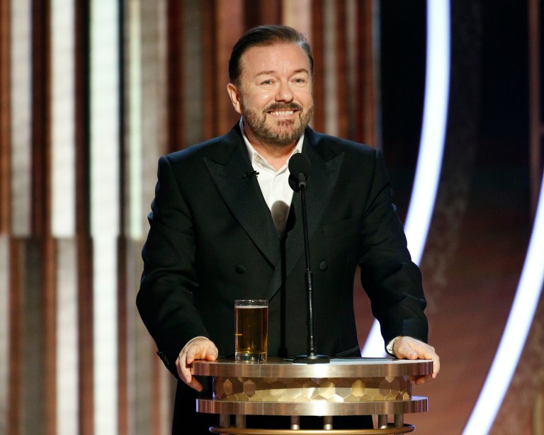 ‘You know nothing about the real world’: Ricky Gervais blasts Hollywood elite in scathing Golden Globes monologue