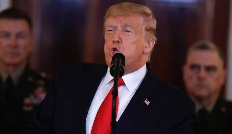 Trump: Iran ‘appears to be standing down’ after ballistic missile attack on US forces