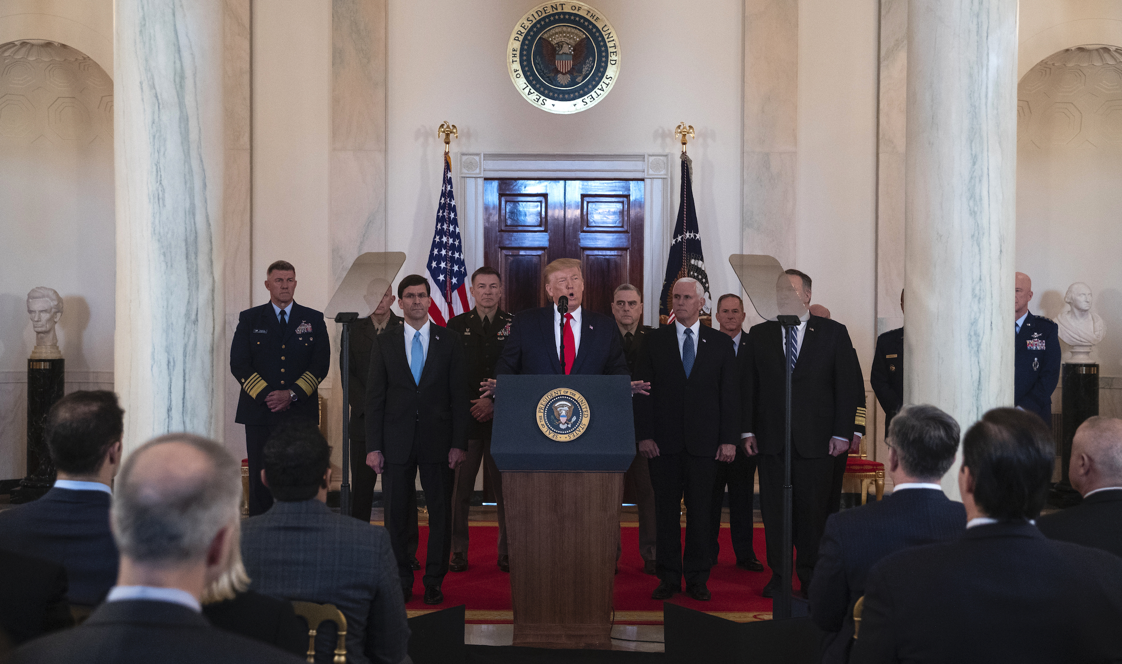 Trump de-escalates Iran crisis after Tehran strikes cause ‘minimal damage’