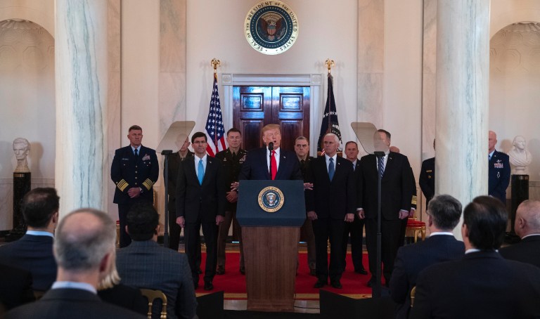 Trump de-escalates Iran crisis after Tehran strikes cause ‘minimal damage’