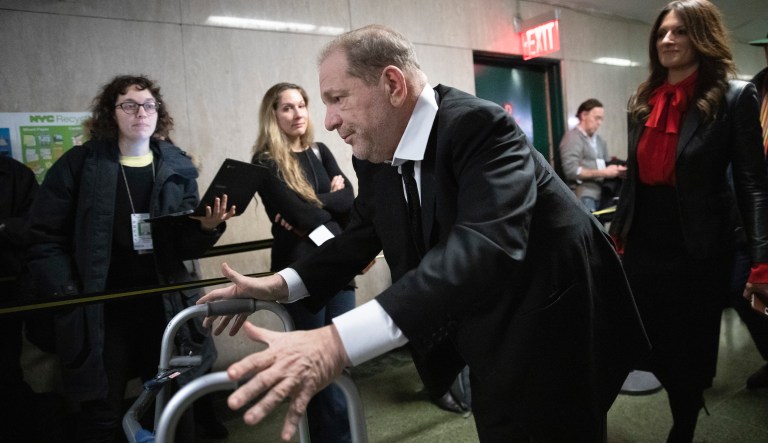‘Patriarchy is our judge’: Protesters chant outside Weinstein trial