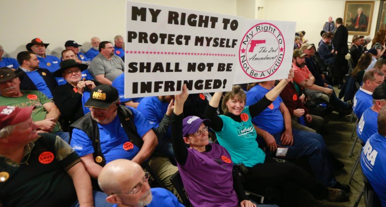 ‘Thank you, Dems!’: Trump says Constitution under attack ahead of tinderbox gun rally