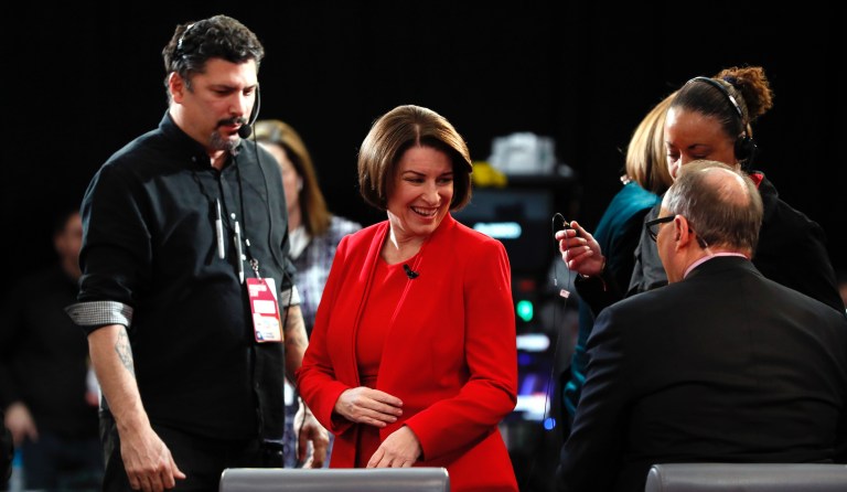 Klobuchar shades Warren-Bernie Sanders blowup at private fundraiser