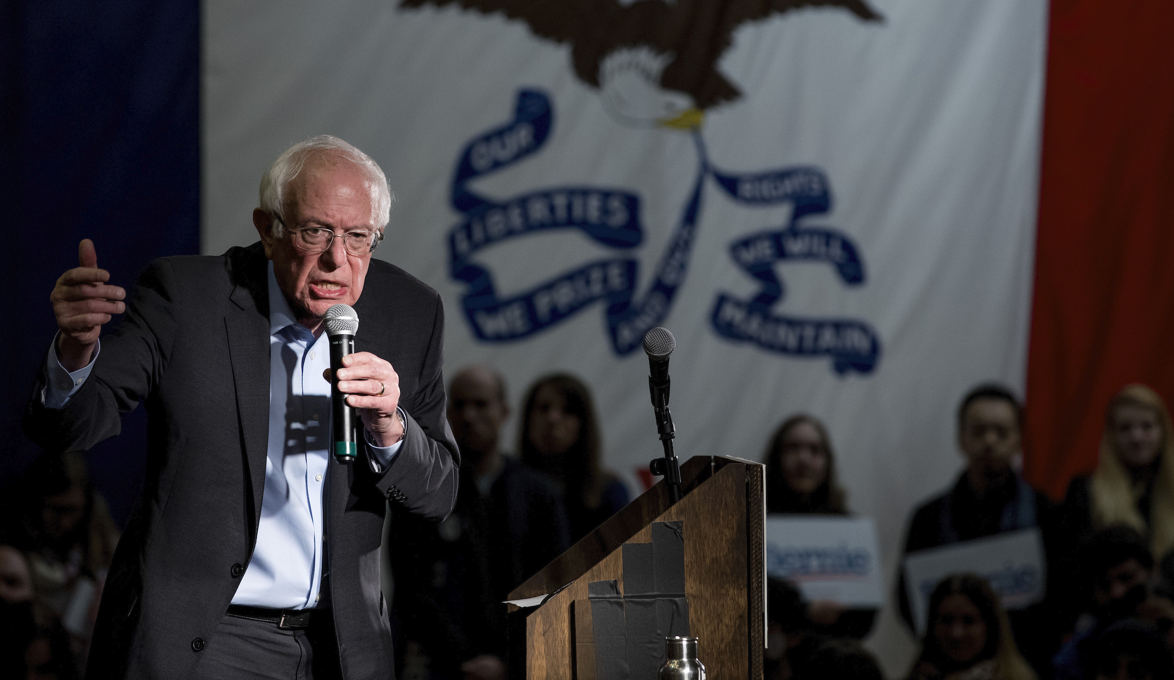 ‘Do everything you can’: Sanders rallies supporters as he surpasses Biden and Buttigieg in new Iowa poll