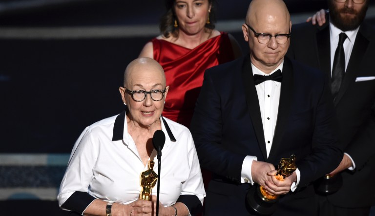 ‘Workers of the world unite’: American Factory director echoes Communist Manifesto rallying cry after Oscars win