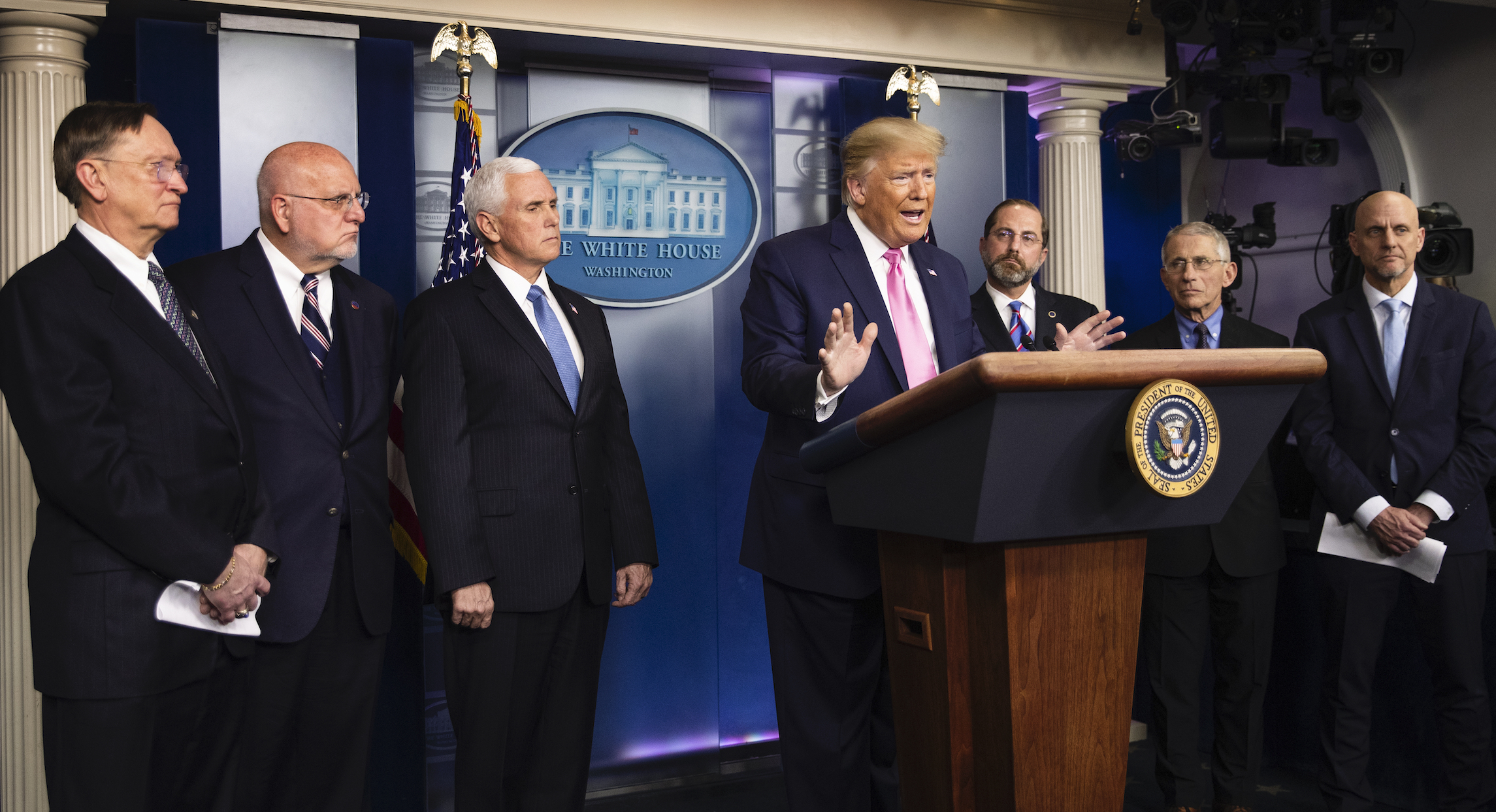 GOP fears election risk for Trump as markets tumble over coronavirus